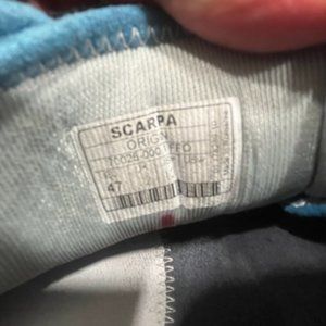 Men's rock climbing shoes, Brand : Scarpa, Model: Origin; Size: 47